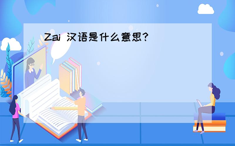 Zai 汉语是什么意思?