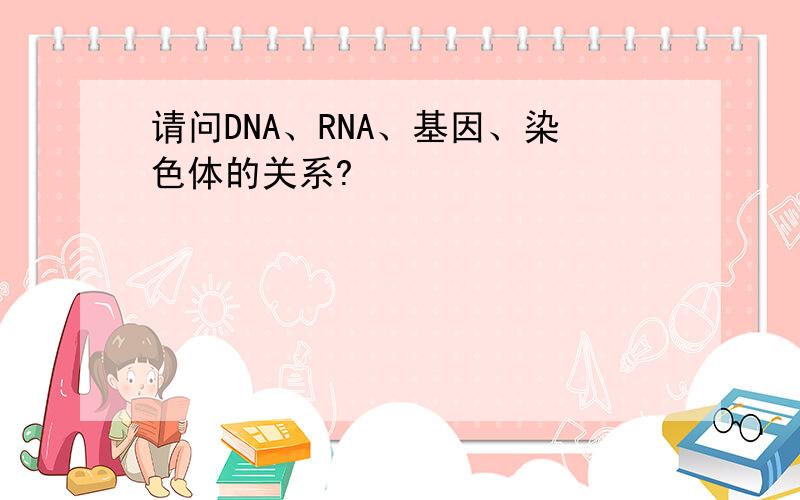 请问DNA、RNA、基因、染色体的关系?